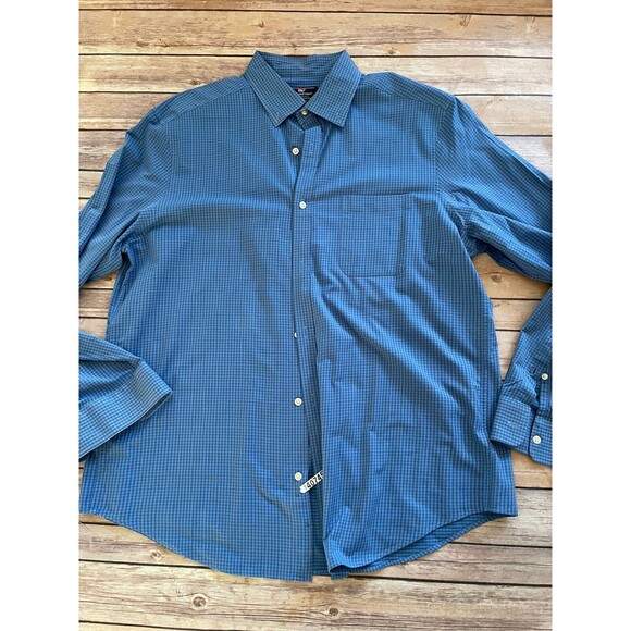 Vineyard Vines Performance Classic Fit Murray Shirt Button Down Plaid Men's XL - Picture 1 of 6